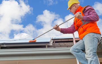 Bangor On Dee soft wash roof cleaning